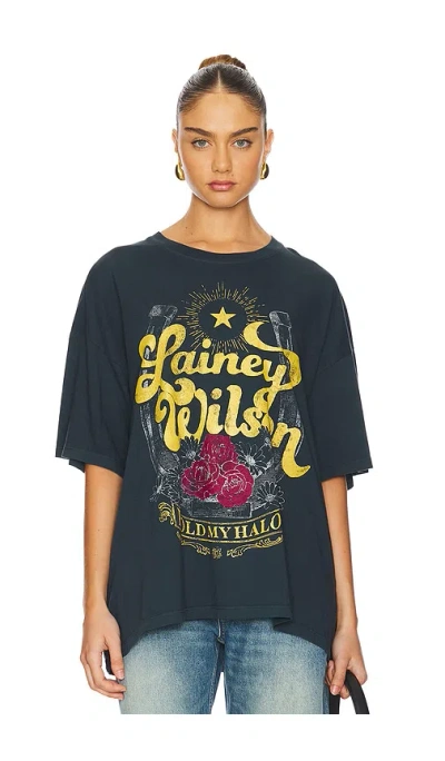 Daydreamer Lainey Wilson Hold My Halo Tee In Black