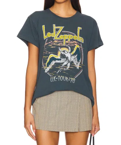 Daydreamer Led Zeppelin Icarus Clouds Tee In Vintage Black
