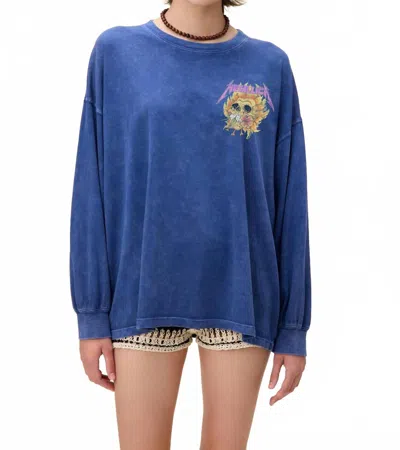 Daydreamer Metallica 91 Shirt In Indigo In Multi