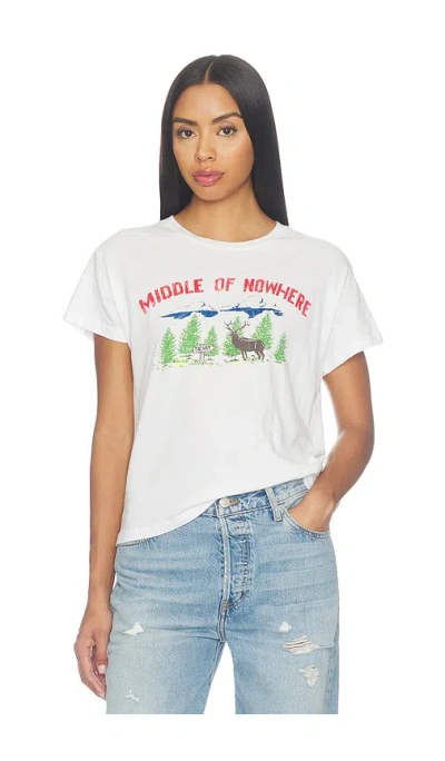 Daydreamer Middle Of Nowhere Solo Tee In White