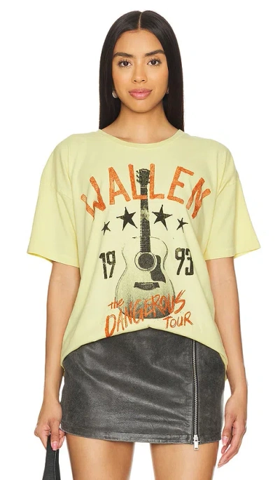 Daydreamer Morgan Wallen Dangerous Tour Merch Tee In 柠檬色