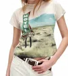 Daydreamer Motel Ranch House Vintage Tee In Dirty White In Multi