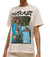 Daydreamer Outkast Photo Weekend Tee In Dirty White In Multi