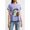 Daydreamer Prince 4ever Cotton Graphic T-shirt In Purple Mist