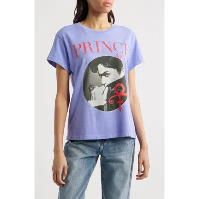 Daydreamer Prince 4ever Cotton Graphic T-shirt In Purple Mist