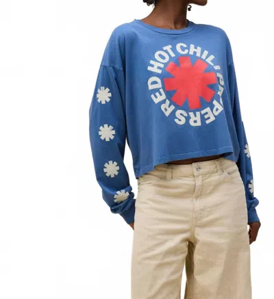 Daydreamer Red Hot Chili Peppers Tee In Denim Blue In Multi