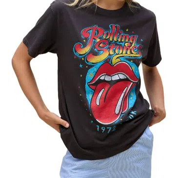 Daydreamer Rolling Stones 1972 Tour Boyfriend Tee In Black