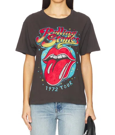 Daydreamer Rolling Stones 1972 Tour Tee In Reactive Black