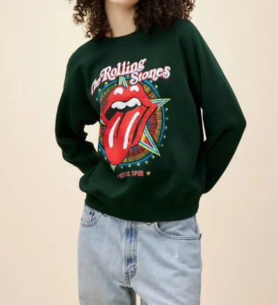 Daydreamer Rolling Stones 1981 Us Tour Vintage Sweatshirt In Vintage Green