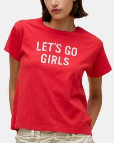Daydreamer Shania Twain Lets Go Girls Tee In Ruby Red