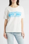 Daydreamer Smooth Sailin' Cotton Graphic T-shirt In Vintage White