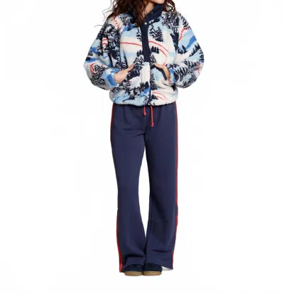 Daydreamer Solid Track Pant In Navy In Blue