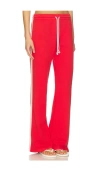 Daydreamer Solid Track Pant In Red