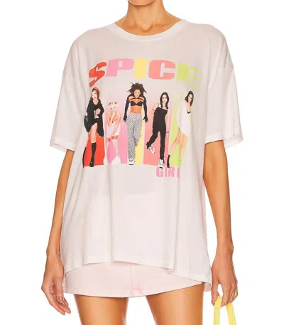 Daydreamer Spice Girls Merch Tee Top In Vintage White