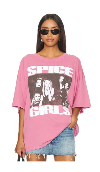 Daydreamer Spice Girls Photo Tee In Pink