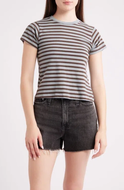 Daydreamer Stripe T-shirt In Gray