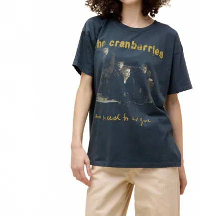 Daydreamer The Cranberries No Need To Argue Merch Tee In Black In Blue