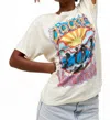 Daydreamer The Doors Waiting For The Sun Boyfriend Tee Top In Stone Vintage In Multi