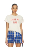 Daydreamer The Doors Light My Fire Reverse Gf Tee In Multi