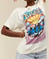 Daydreamer The Doors Waiting For The Sun Boyfriend Tee Top In Stone Vintage In Multi