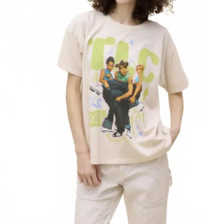 DAYDREAMER TLC KICKIN' IT MERCH TEE IN DIRTY WHITE