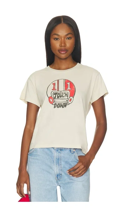 Daydreamer Touchdown Solo Tee In White