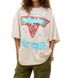 Daydreamer Van Halen 1980 Tour Tee In Dirty White In White