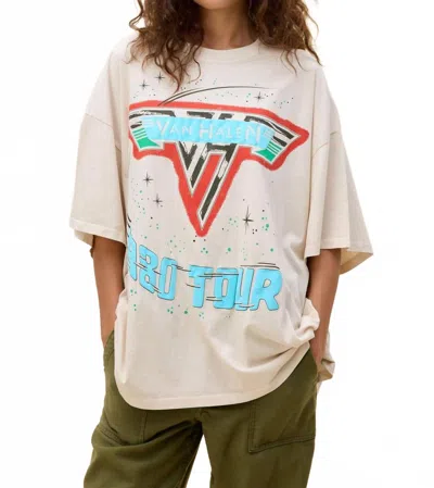 Daydreamer Van Halen 1980 Tour Tee In Dirty White