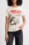 Daydreamer Waylon Jennings 'ol Waylan Cotton Graphic T-shirt