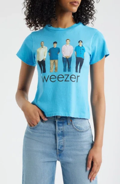 Daydreamer Weezer Blue Album Cotton Graphic T-shirt