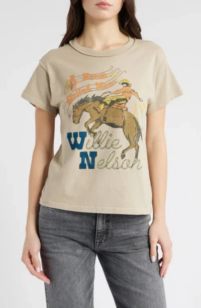 DAYDREAMER DAYDREAMER WILLIE NELSON 'A HORSE CALLED MUSIC' GRAPHIC T-SHIRT