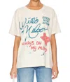 Daydreamer Willie Nelson Always On My Mind Tee In Dirty White