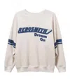 Daydreamer Aerosmith Dream On Reverse Raglan Crew In Gray