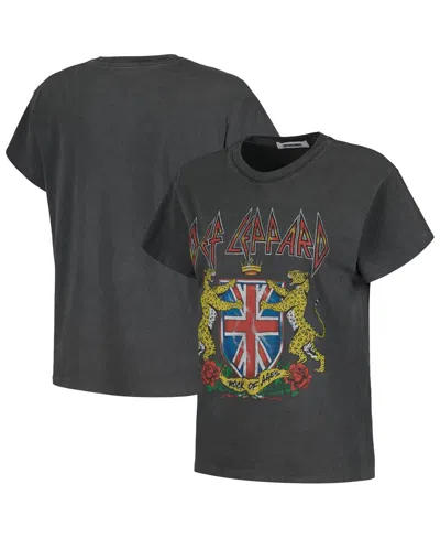 Daydreamer Women's Black Def Leppard Rock Of Ages Graphic T-shirt