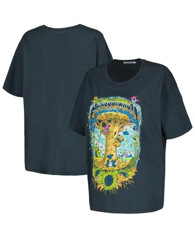 Daydreamer Women's Charcoal The Grateful Dead Autumn Bears Merch T-shirt