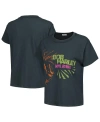 Daydreamer Bob Marley Soul Rebel Reverse Girlfriend Tee In Vintage Black In Black