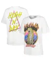 Daydreamer Women's  White Def Leppard High 'n Dry Graphic T-shirt In White