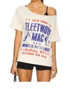 Daydreamer Fleetwood Mac Tee Shirt In Dirty White In White