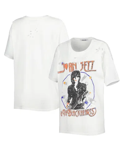 Daydreamer Women's White Joan Jett Graphic T-shirt