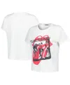 Daydreamer Women's White Rolling Stones Solo Graphic T-shirt In White
