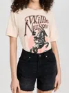 Daydreamer Women Willie Nelson Route 66 Weekend Tee In Sand In Beige