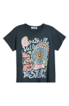 Daydreamer X Coachella Solo Ferris Wheel Cotton Graphic T-shirt In Vintage Black