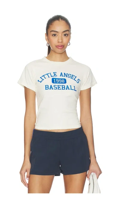 Daydreamer X Revolve Little Angels Baseball Vintage Tee In White