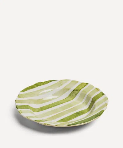 Daylesford Circus Stripe Large Green Bowl