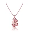 Dayna Designs Florida State Seminoles Rose Gold Pendant Necklace In No Color