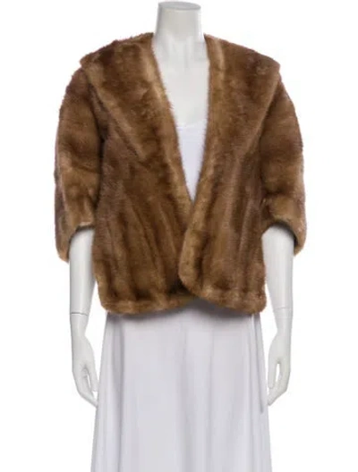 Pre-owned Dayton's Vintage Mink Coat In Brown
