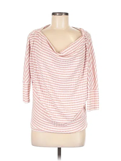 Pre-owned Daytrip 3/4 Sleeve Top Pink Cowl Neck Tops