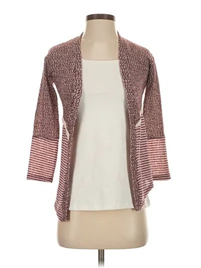 Pre-owned Daytrip Cardigan Sweater In Burgundy