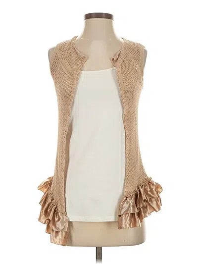 Pre-owned Daytrip Cardigan Sweater In Tan