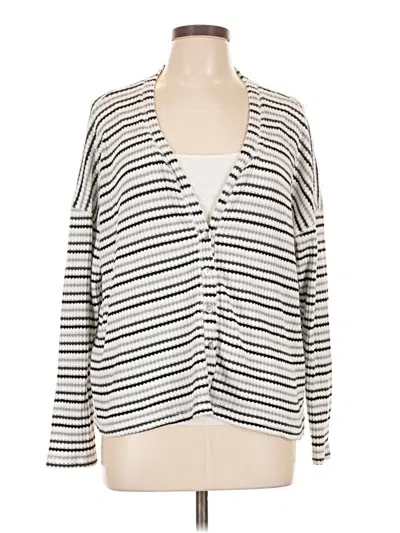 Pre-owned Daytrip Cardigan Sweater In White